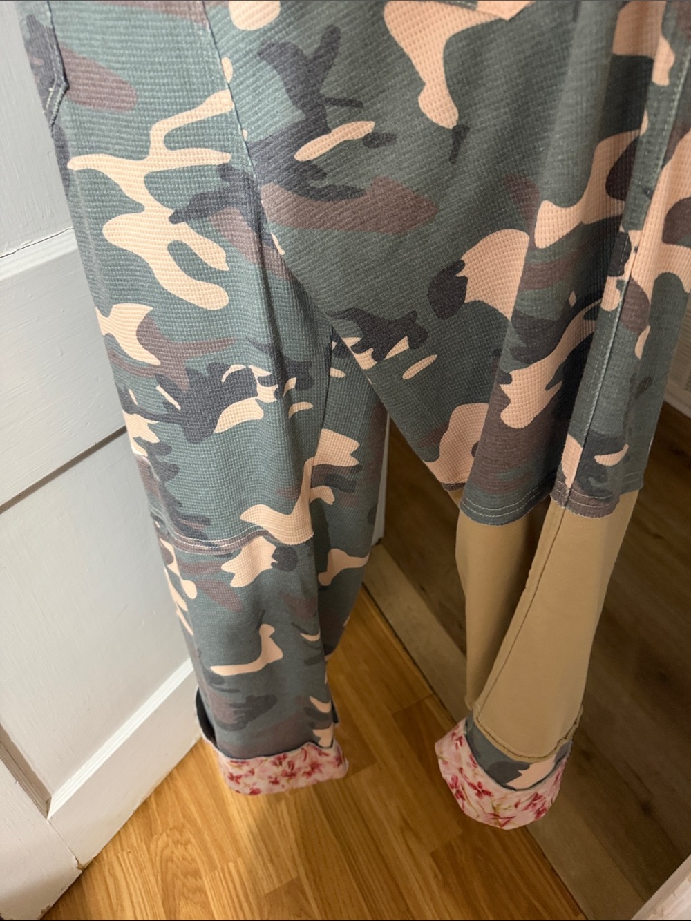 POL CAMO AND FLORAL OVERALLS MEDIUM - Picture 5 of 7
